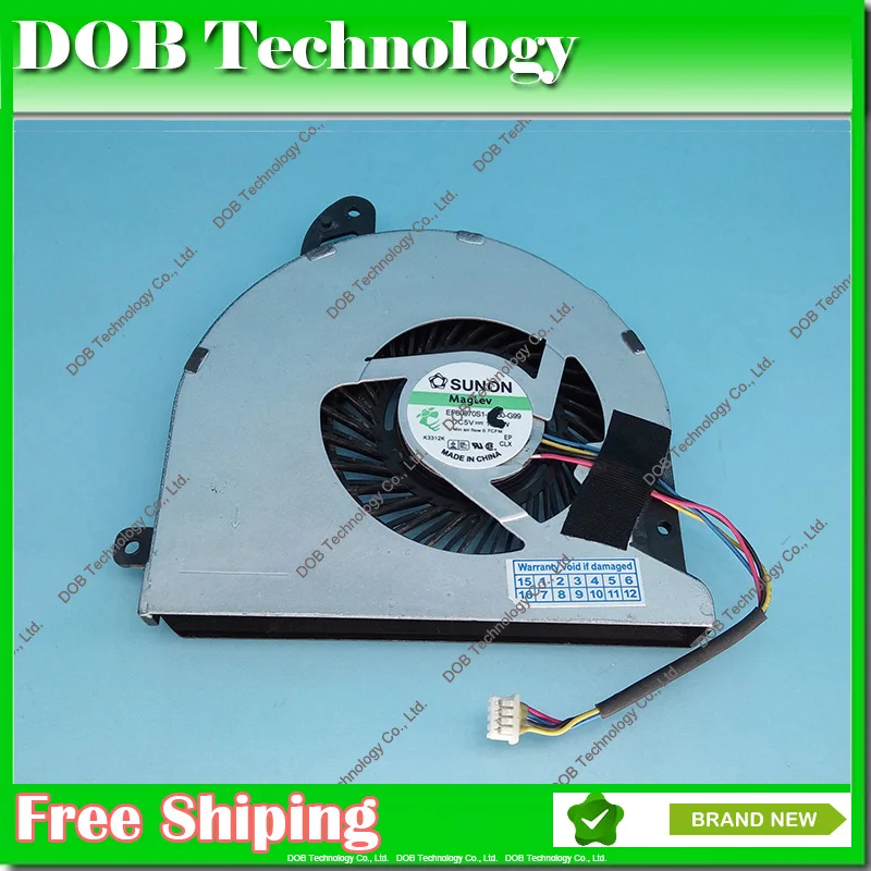 

New Fan For ASUS U46E U46S U46SV U46E- BAL6 BAL5 BAL7 KDB0705HB BB38 Laptop CPU Cooling Fan