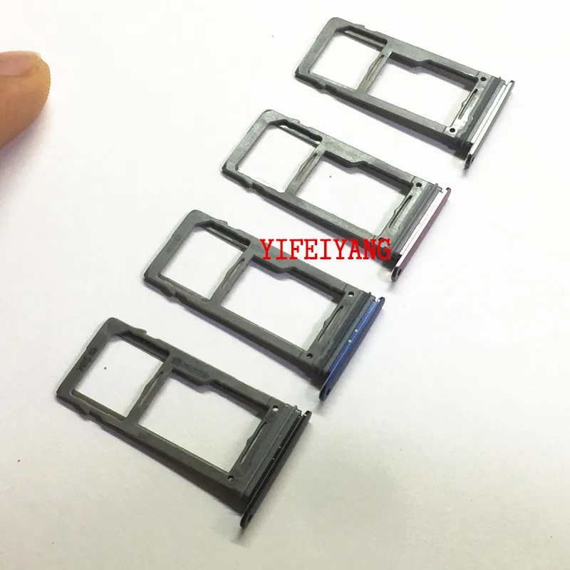 20pcs Original 5 Color Sim Tray Holder Double / Single SIM Card Tray Slot Holder For Samsung Galaxy S9 G9600 /S9 plus G9650 s9+