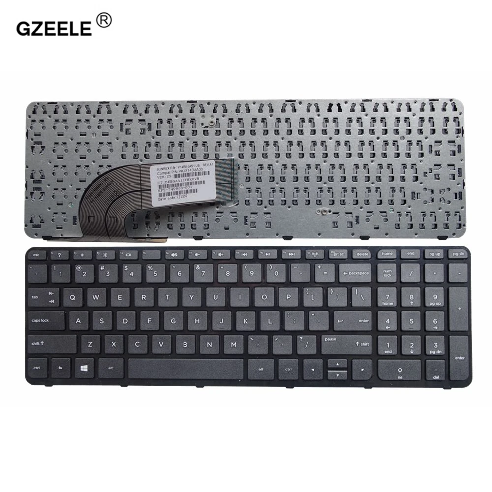 US keyboard for HP pavilion 15-N 15-E 15E 15N 15T 15-F 250 G2 G3 255 G2 G3 256 G2 G3 15-G 15-R 15-A 15-S 15-H 15-E000 15-E100