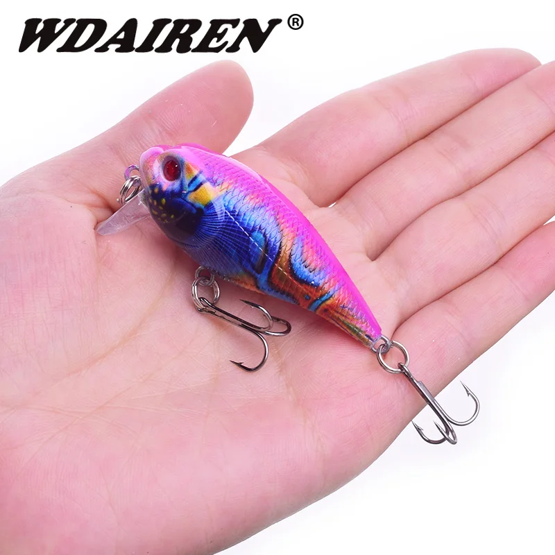 

1Pcs Crankbait Fishing lure 55mm 9g Topwater Hard Bait Swimbait Wobblers Bass Carp Lures jerkbait Tackle Fishing Accessories