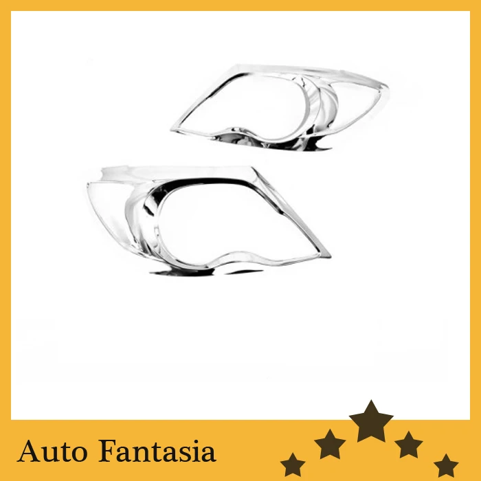 Auto Chrome Parts Chrome Head Light Cover for Toyota Hilux Vigo 05-09-Free Shipping