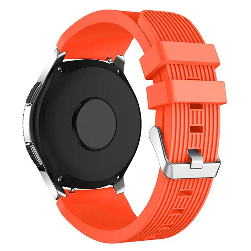 Silicone Wrist Band Strap for Samsung Galaxy Watch 46mm SM-R800 Bracelet Replacement watchband for Huami Amazfit Stratos 2