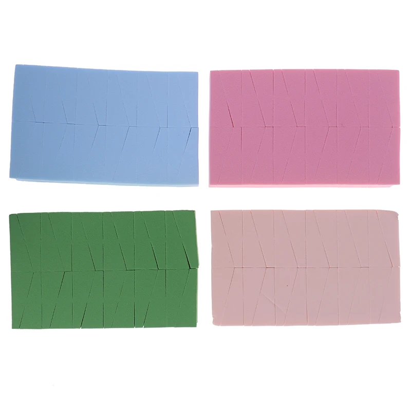 24pcs Cosmetici Spugna Strumenti di Trucco Trucco Prodotti di base del Triangolo Spugna Viso puff e Spugnette Cosmetiche