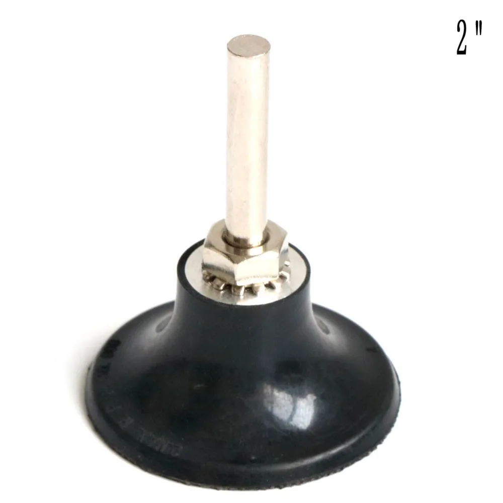 Rollo de bloqueo de disco de lijado de cambio rápido, almohadilla de respaldo de 1/4 ", vástago de 6mm, agujero de tornillo M6, 2"/3 "1"