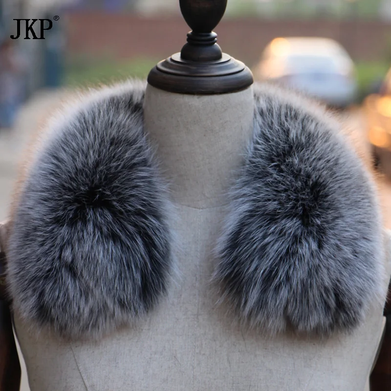 2018 Goods Fox Fur Collar Women 100% Natural Fur Fox Fur Collar Short Winter Short Scarves