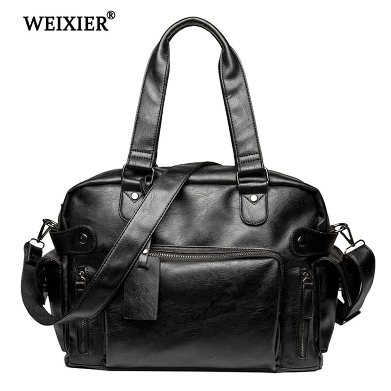 Brand Business Classic Original PU leather men shoulder messenger male briefcase man bag for  computer male bag