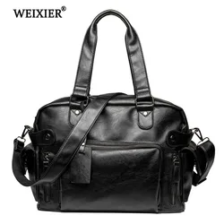 Sac à bandoulière en cuir PU pour homme, mallette pour homme, sac pour ordinateur, affaires classiques, original, marque