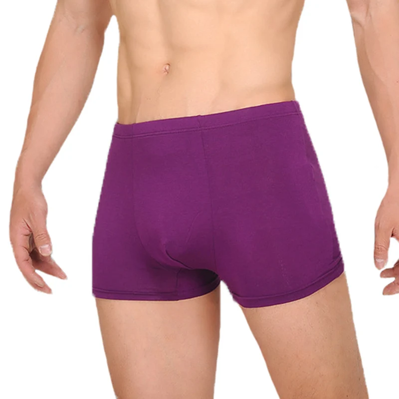 Uomini Traspirante Pugile di Bambù Della Biancheria Intima Del Sacchetto Del Rigonfiamento Mens Boxer Grande Formato XL per 5XL Cuecas Più Il Formato Calzoncillos Mutande Molli