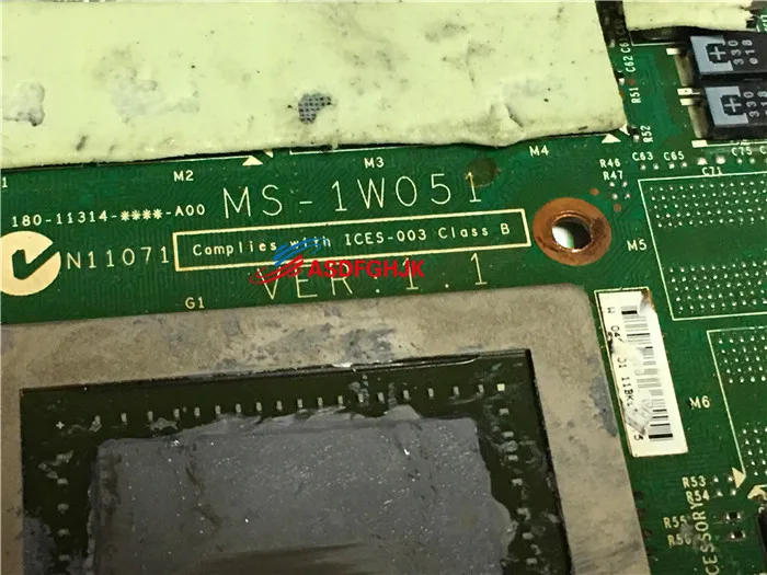 Original FOR MSI GT780DX GT680DX MS-16F2 MS-1761 Graphics board MS-1W051 GTX570M  Fully tested