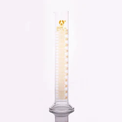 High borosilicate glass measuring cylinder, Capacity 250ml, Graduated Glass Laboratory Cylinder, Borosilicate glass