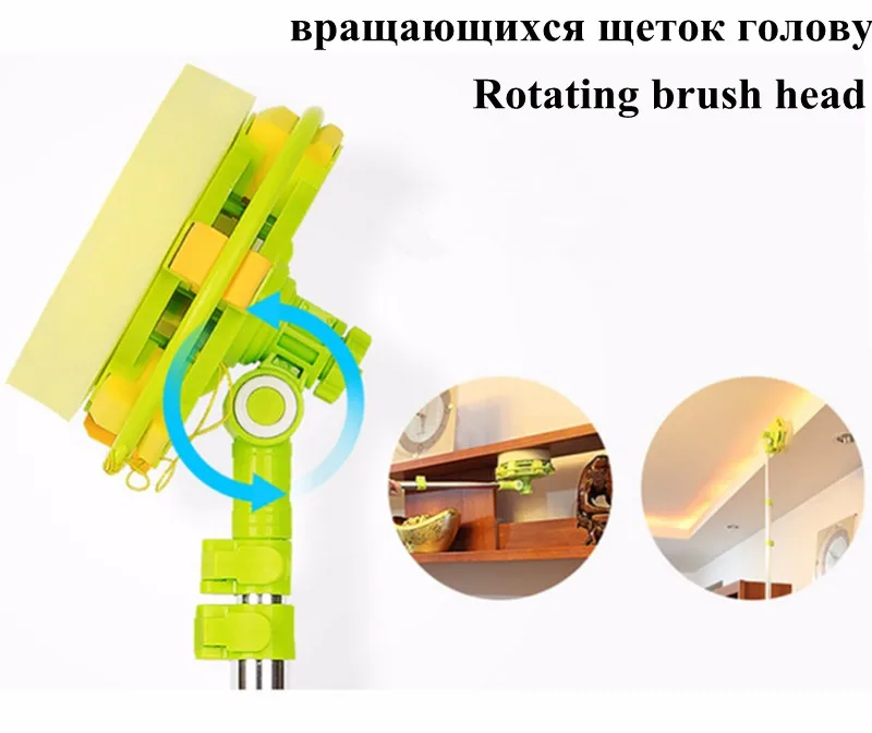 Hobot 188 Telescopic High-rise cleaning Glass Sponge ra Mop Cleaner Brush for Washing Windows Dust Brush Clean The Windows 168