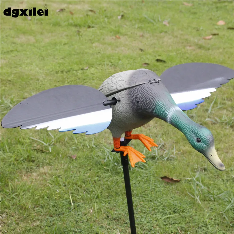 

Electronic Decoy with Magnet Spinning Wings, Eco-Friendly Plastic, Pond Drake, 4 * AA Battery, Factory Wholesale