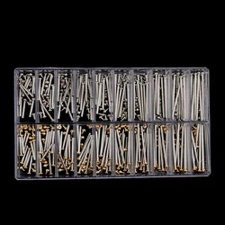 1 Box Watch Repair Tools Set Kits Watch Strap Screws Assortment Tube Friction Pin Clasps Straps Bracelets Rivet Ends 10mm-28mm