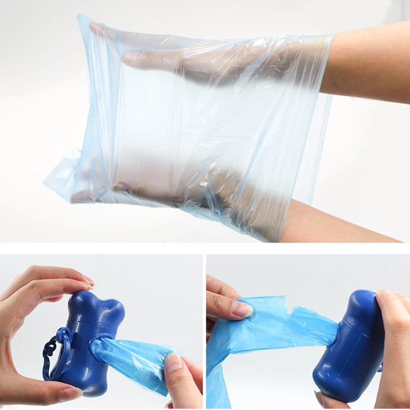 7 Color Dispenser Bone Shape Pet Waste Bag Holder Accessories for Animals Wholesale Dog Cat Garbage Bag Poop Bags Pets Supplies