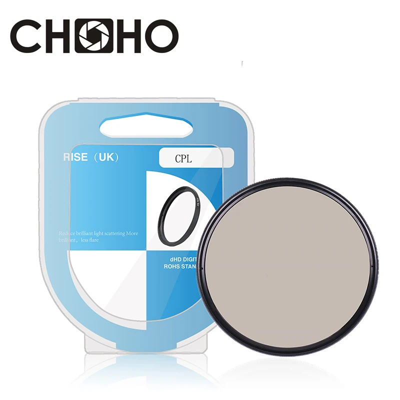 Filtr CPL Okrągły polaryzacyjny ochraniacz obiektywu 49 mm 52 mm 55 mm 58 mm 62 mm 67 mm 72 mm 77 mm 37 mm 39 mm 40,5 mm 43 mm 46 mm