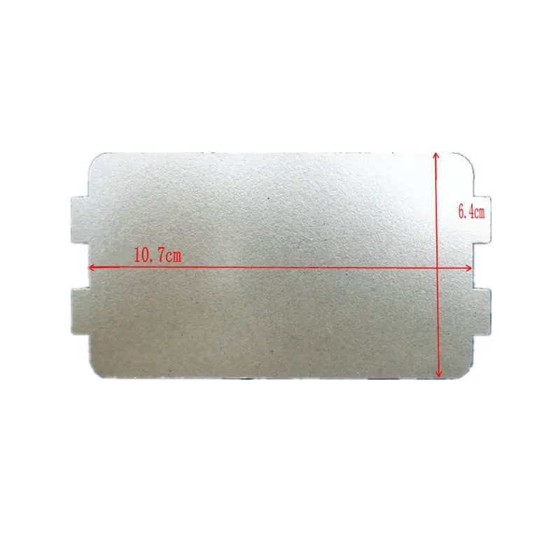 5 pcs mica sheets 107mm*64mm for midea microwave oven  magnetron cap microwave oven plates parts