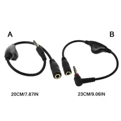 3.5mm Jack AUX Male to Female Adapter Extension Cable Audio Stereo Cord with Volume Control Earphone Headphone Wire