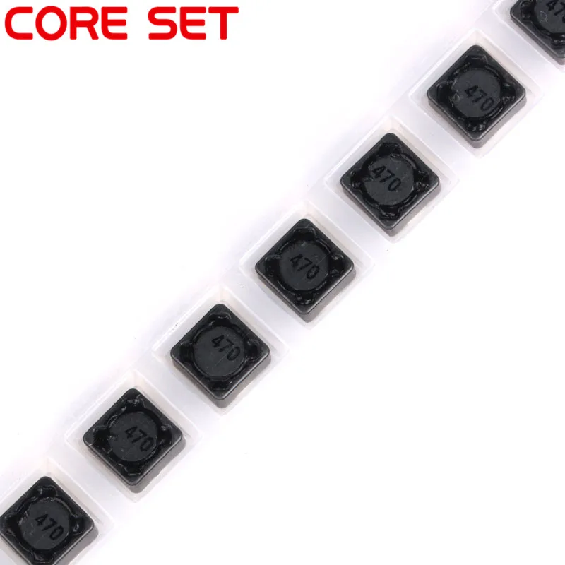 65pcs 13Values Shielded Inductor SMD Power Inductors Assortment Kit 2.2UH-680UH 7*7*4MM CDRH74R