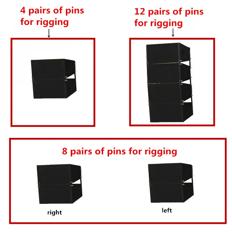 DJ Line Array Speaker Pin 8x22mm Quick Locking Rigging Accessories For Q1 Subwoofer Professional Audio Home Theater HiFi