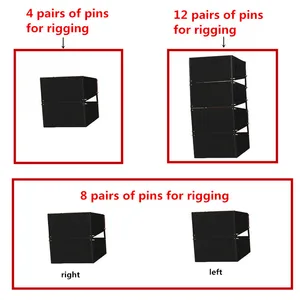 DJ Line Array Speaker Pin 8x22mm ملحقات القفل السريع لمضخم الصوت Q1 مسرح الصوت المنزلي الاحترافي HiFi أفضل 10 دبوس مبيعات لصفيف الخط - No8