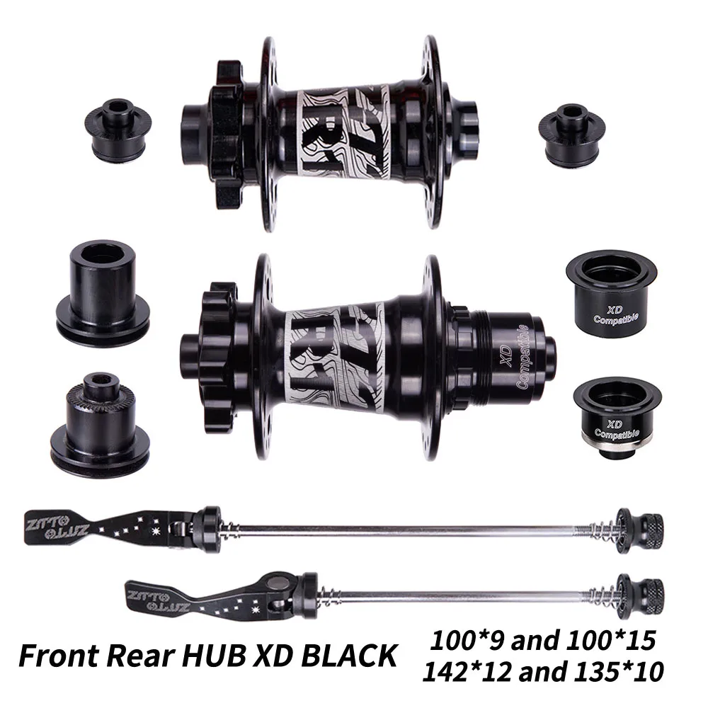 ZTTO Ratchet 54T Disc Brake MTB Hub 32H 32 Hole Thru Axle Maza