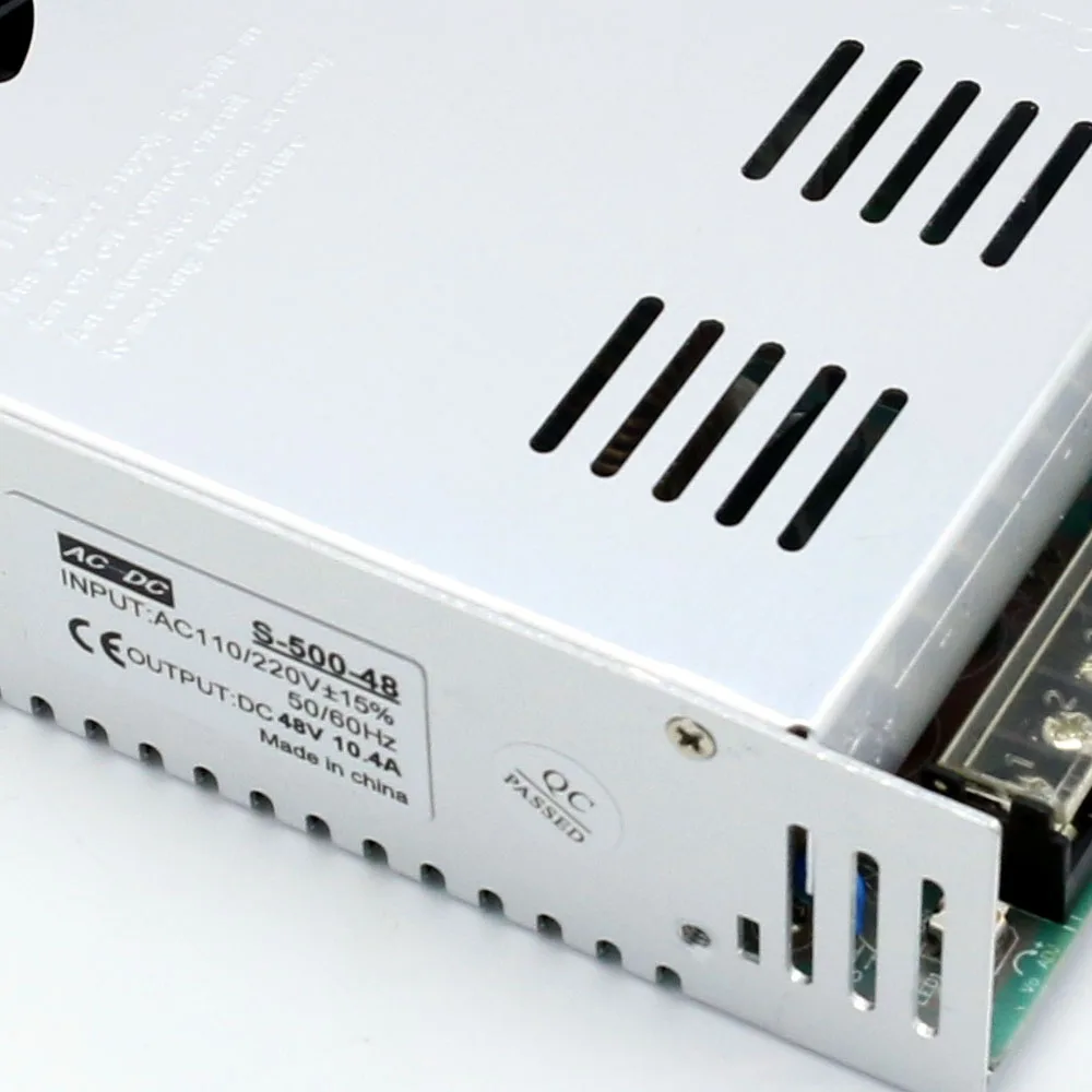 Imagem -02 - Transformador de Alimentação Led Smps para Mecânica Industrial ac 220v a 48v 500w
