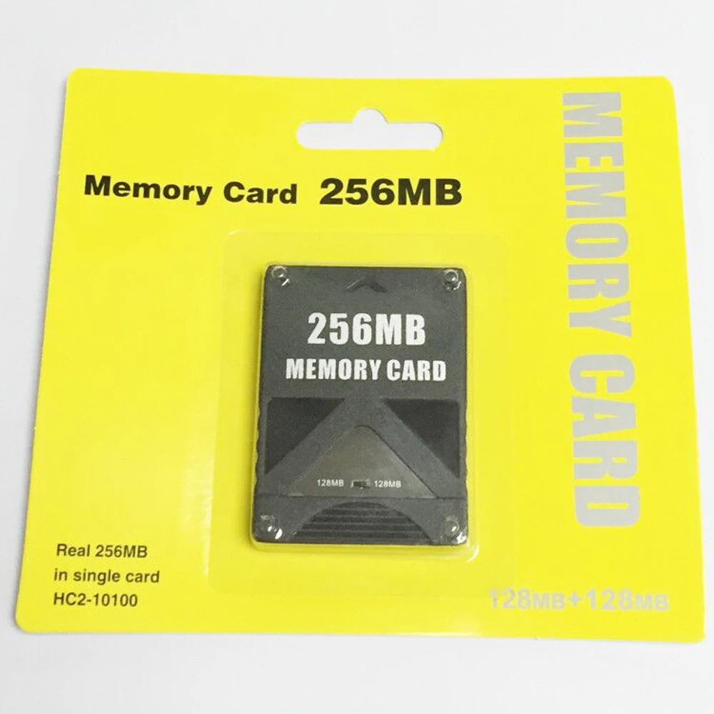 

100PCS a lot High quality 256M Game card for PS2 256MB memory card for ps2 for Playstation 2 free shipping