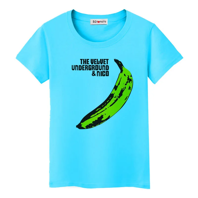 

BGtomato Super big banana printing tshirt original brand new design casual tops cheap sale good quality funny t-shirt women