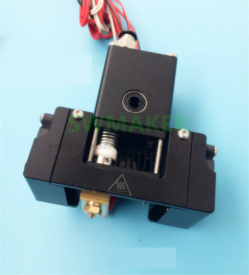 New type UM2+ 3D printer single head hot end kit extruded head all metal printing head set