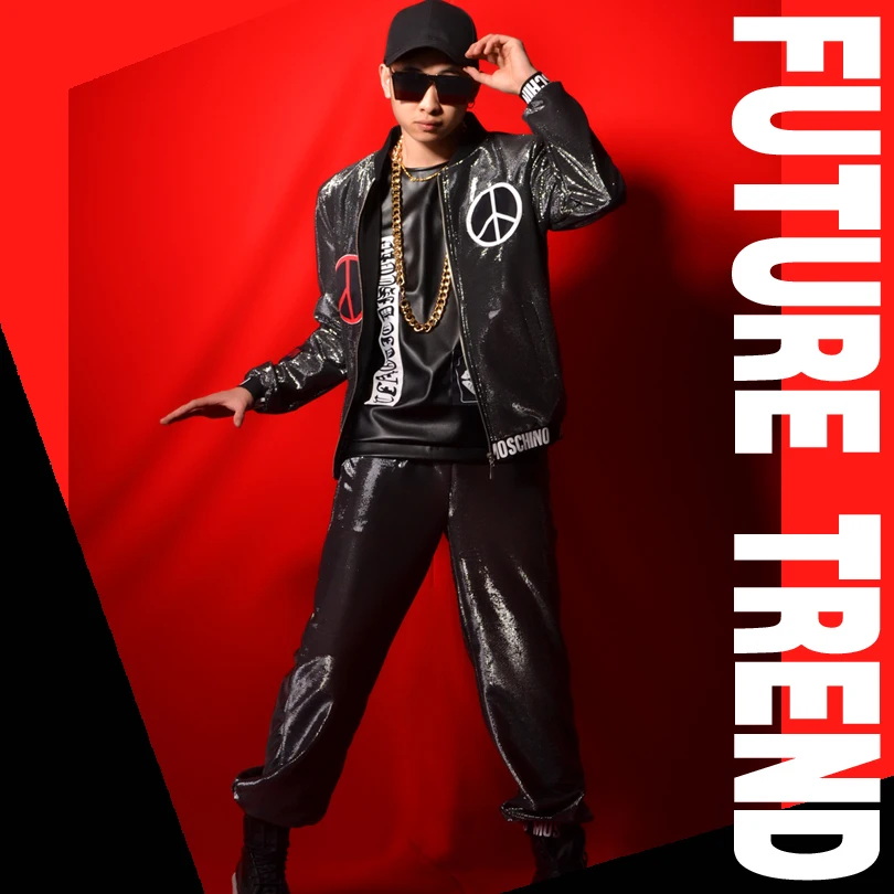 

S-5xl ! 2021 New Men's Clothing Fashion Personality Hip Hop Baseball Uniform Jacket Singer Pus Size Performance Costumes