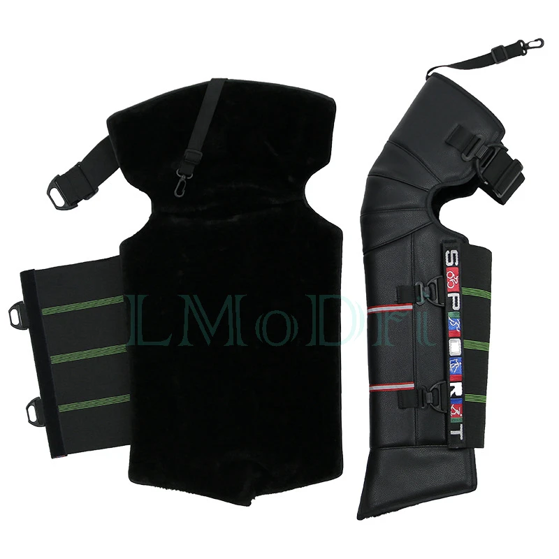 Lmodri Winter Scooter Motorrijder Warm Houden Kneepad Winddicht Warming Knie Pads Benen Protector Verdikking Koude-Proof