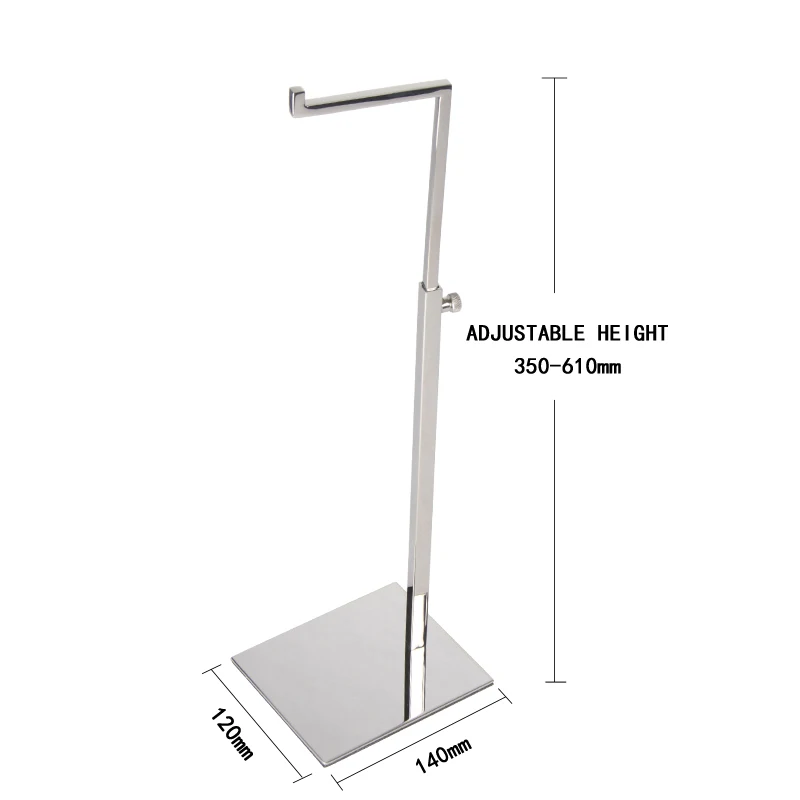 Linliangmuyu Originele 10 PCS Groothandel Solid Tube Verstelbare Metalen Rvs Handtas Display Rack Standhouder BJ01