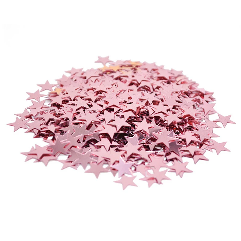 15g 6/10mm Shiny Gold Star Confetti Birthday Party Wedding Table Decoration Acrylic Confetti Sprinkles Christmas DIY Decoration