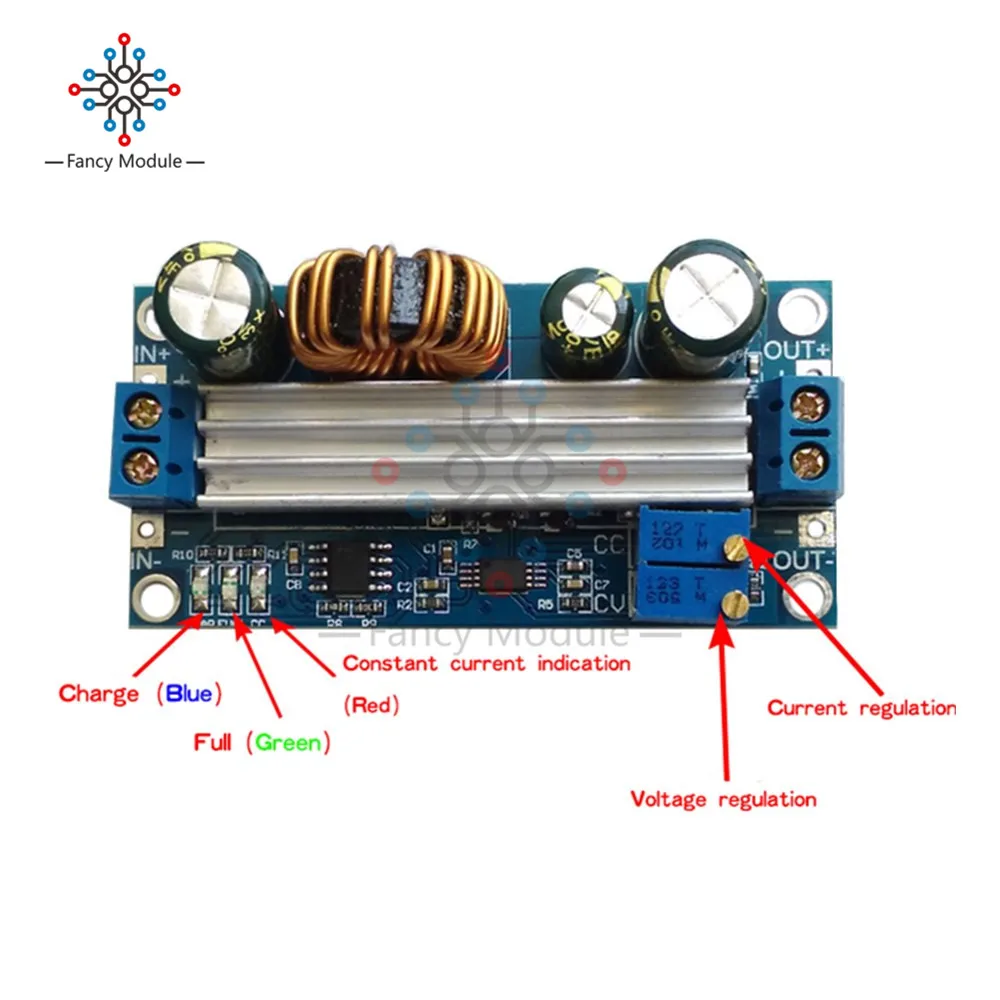 DC-DC Auto Buck Boost Step Up/Down Module Power Supply 3A 35W step-down boost module solar charging Module Output Adjustable