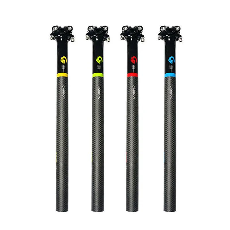 

ASIACOM Carbon Fiber Seat Post Bike Seatpost Road/Mtb Bicycle Seatposts 3K Matte 27.2 30.8 31.6mm*350 400mm cycling