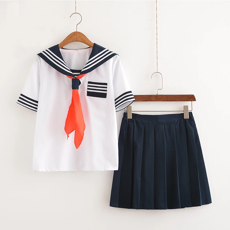 New Style Japanese Anime Jigoku Shojo Cosplay Costume Hell Girl Manga Cosplay Costumes JK Students School Uniforms Sailor Suit