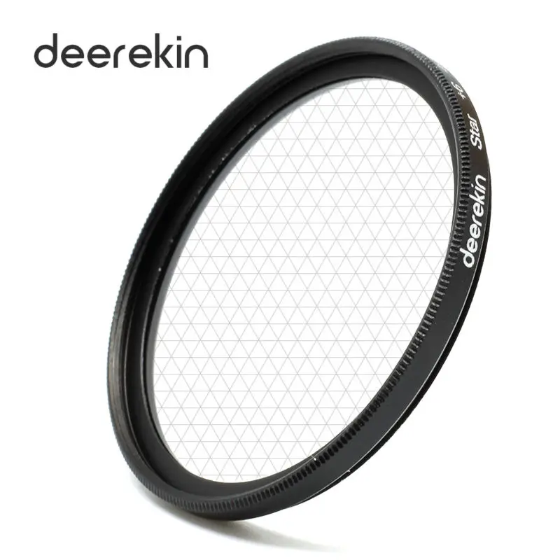 Deerekin 67mm 6x (6 Point) Star Effect Filter for Canon EOS 70D 80D 760D Rebel T6s 18-135mm STM, Nikon 18-140 18-105mm Lens