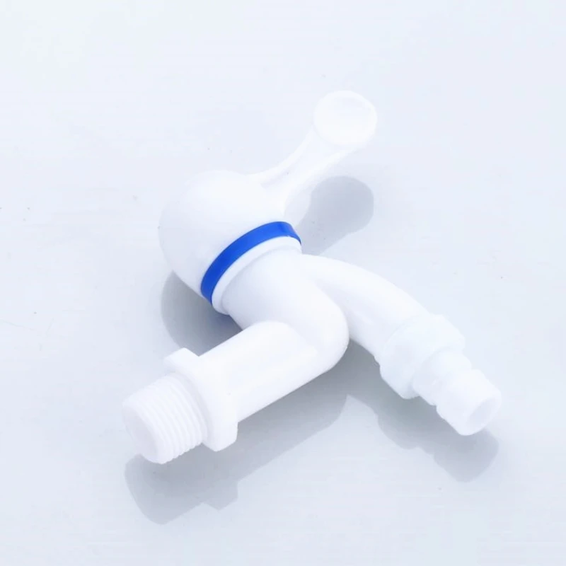 plastic faucet pp mini tap male thread white small Bibcock easy install washing machine wholesale garden