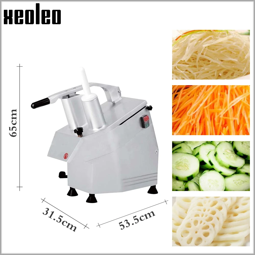 XEOLEO التجارية آلة المقامر آلة تقطيع البطاطس الكهربائية الجبن تقطيع 300 كجم/hالخضار المروحية متعددة الوظائف آلة الخضار