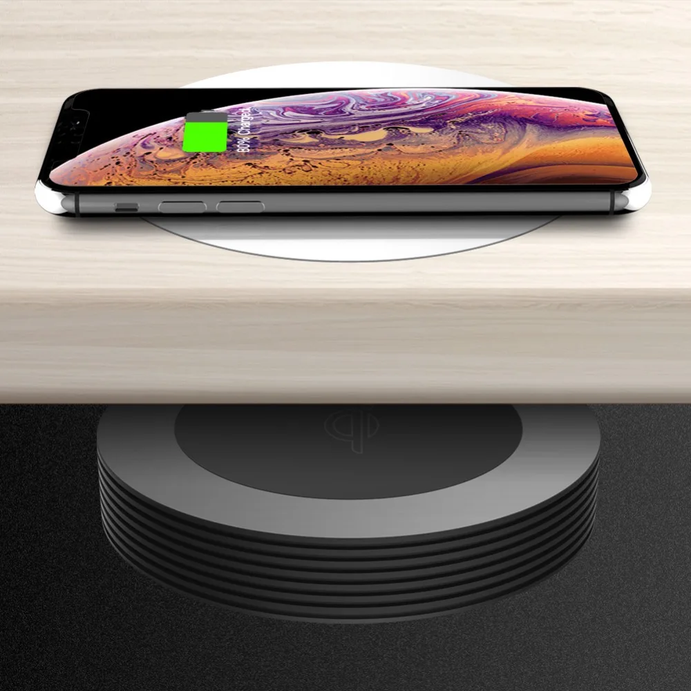 2019 hot invisible fast true wireless charger up to 40mm away with qi wireless charger for long distance