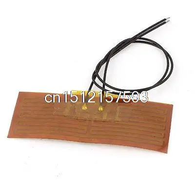 12V 8W Polyimide Flexible Adhesive Thermo Foil Heater Heating Film 87mm x 30mm