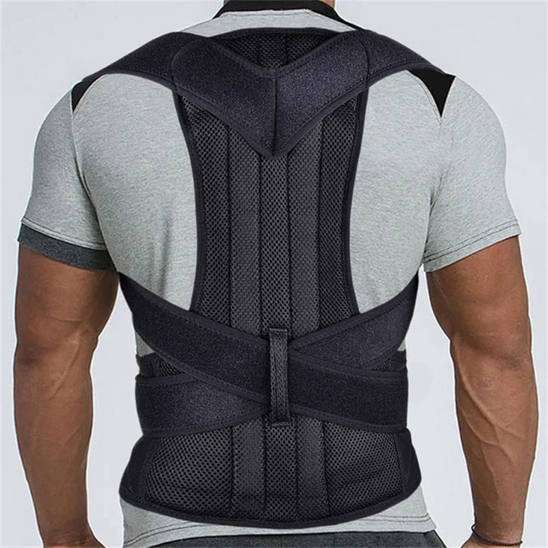 

Male Female Adjustable Posture Corrector Corset Back Brace Lumbar Support Straight Corrector de espalda Belt S-XXL