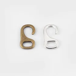 10pcs Hook Clasp For 5mm Round Leather Bracelet Bangle Jewelry Making Accessories Findings