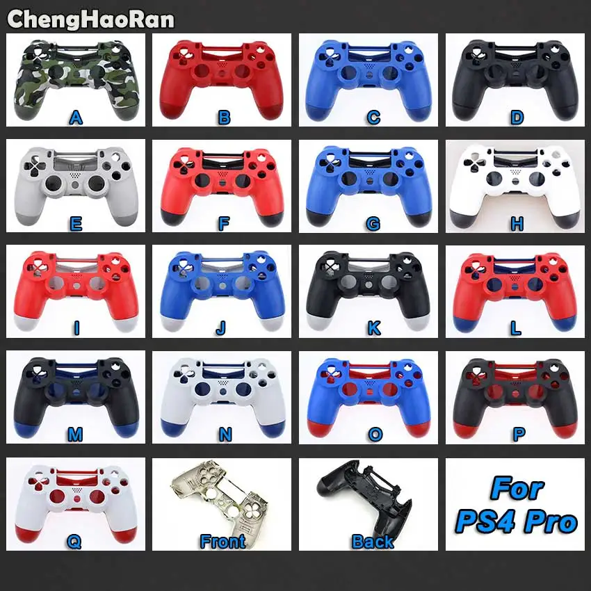 ChengHaoRan For Sony PS4 Pro Slim JDM-040 Controller Housing Cover Protective Shell Skin Case,4.0 Version JDS 040