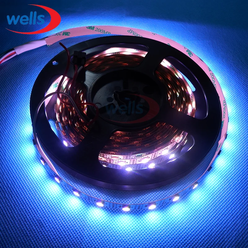 4M/5M Volle Farbe WS2812B Smart Pixel Steuerung Led-streifen 30/60/144leds/m Einzeln Adressierbaren 5V Wasserdicht/Nicht-Wasserdicht