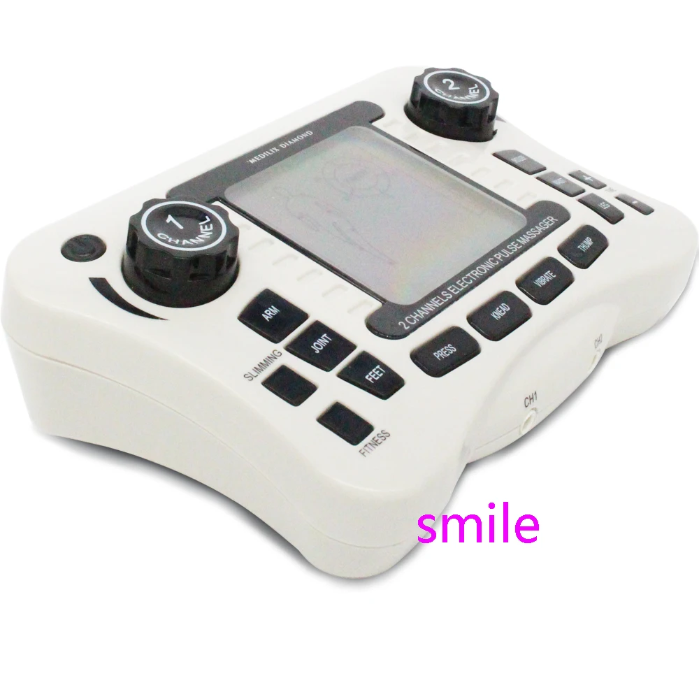 TENS UNIT/Dual channel output TENS EMS pain relief/Electrical nerve muscle stimulator/Digital therapy massager/Physiotherapy