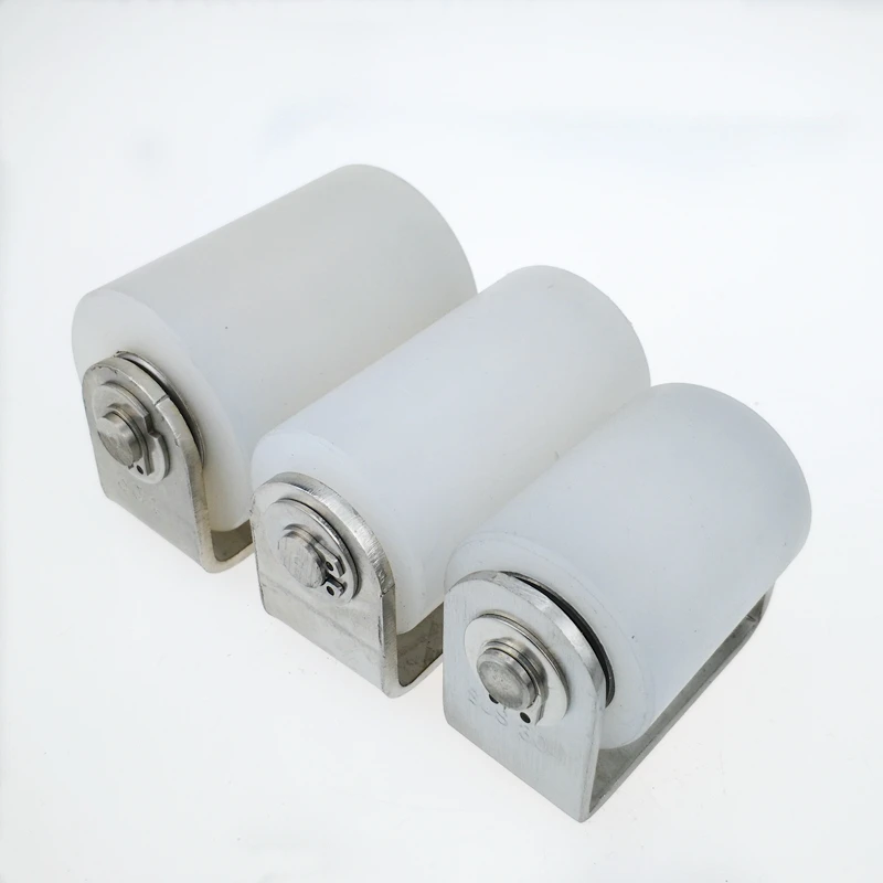 1 unit automatic sliding gate door wheel nylon roller stopper 201 stainless steel bracket (1piece per order)