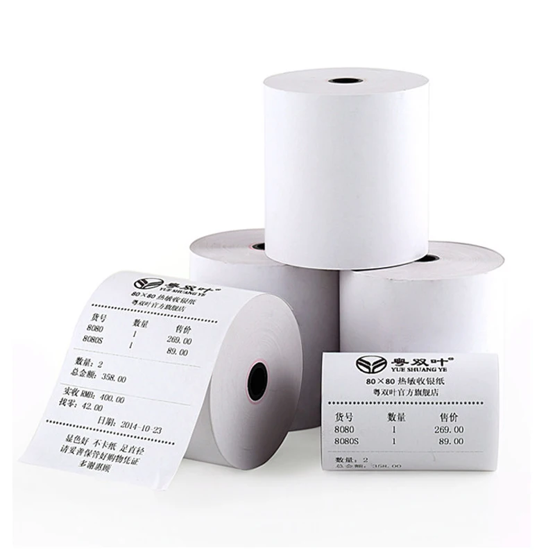 Thermal Paper  58mm 80mm Paper for Thermal Receipt Printer Pos Receipt Printer