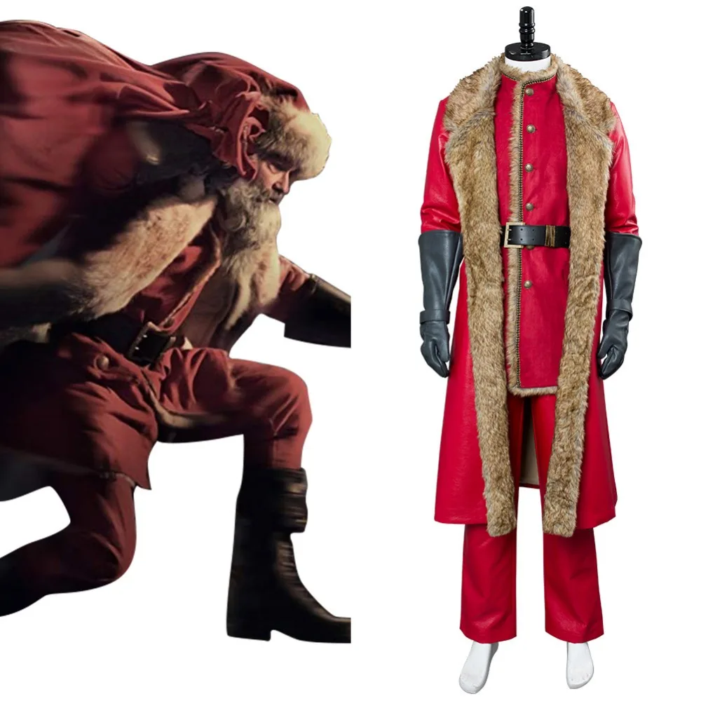 

2018 Movie The Christmas Chronicles Santa Claus Cosplay Costume Outfit Suit Halloween Carnival Costumes Tailor Made