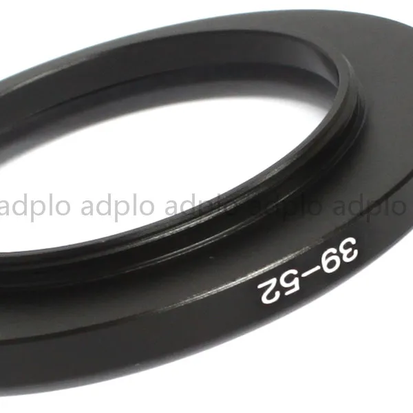 ADPLO 2 PCS 39-52 MM 39 MM إلى 52 MM تصعيد حلقة مهايئ المرشح 39mm عدسة إلى 52mm التبعي